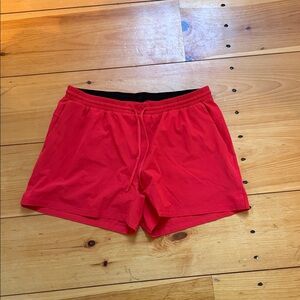 lululemon athletica Red Athletic Shorts